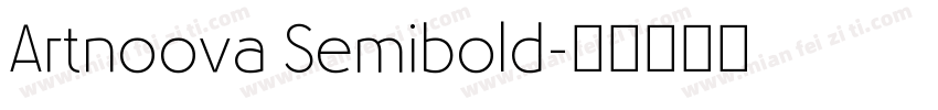 Artnoova Semibold字体转换